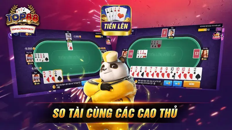 Chế độ chơi Tiến Lên Miền Nam Top88 đa dạng