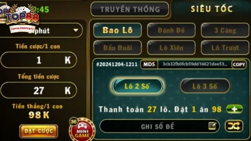 Lô đề siêu tốc Top88 là sân chơi lý tưởng