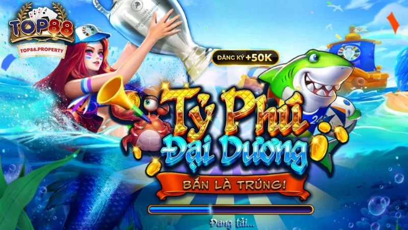 Người chơi có thể vừa giải trí vừa kiếm xu thưởng ở sảnh bắn cá